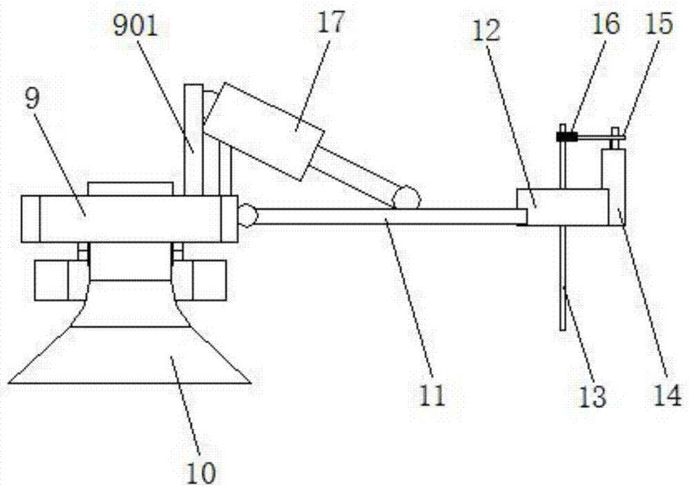 Antenatal diagnosis examination device for clinical use in obstetrics and gynecology department