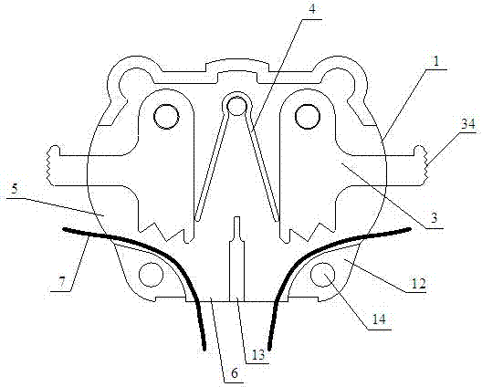 Shoelace fixing device