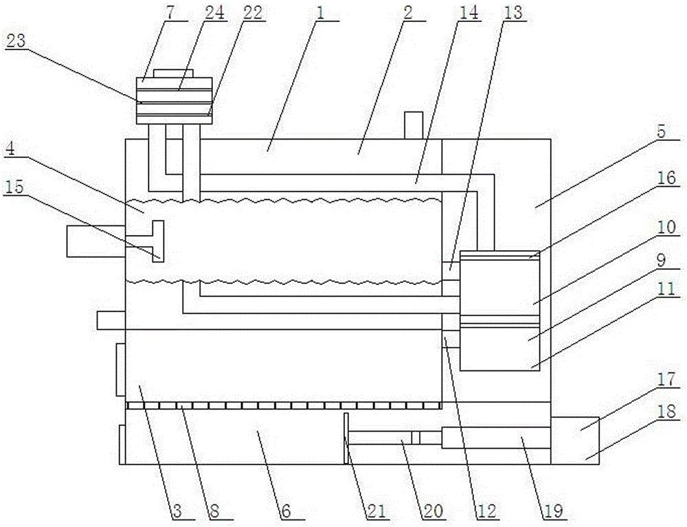 Hot water boiler with double combustion chambers