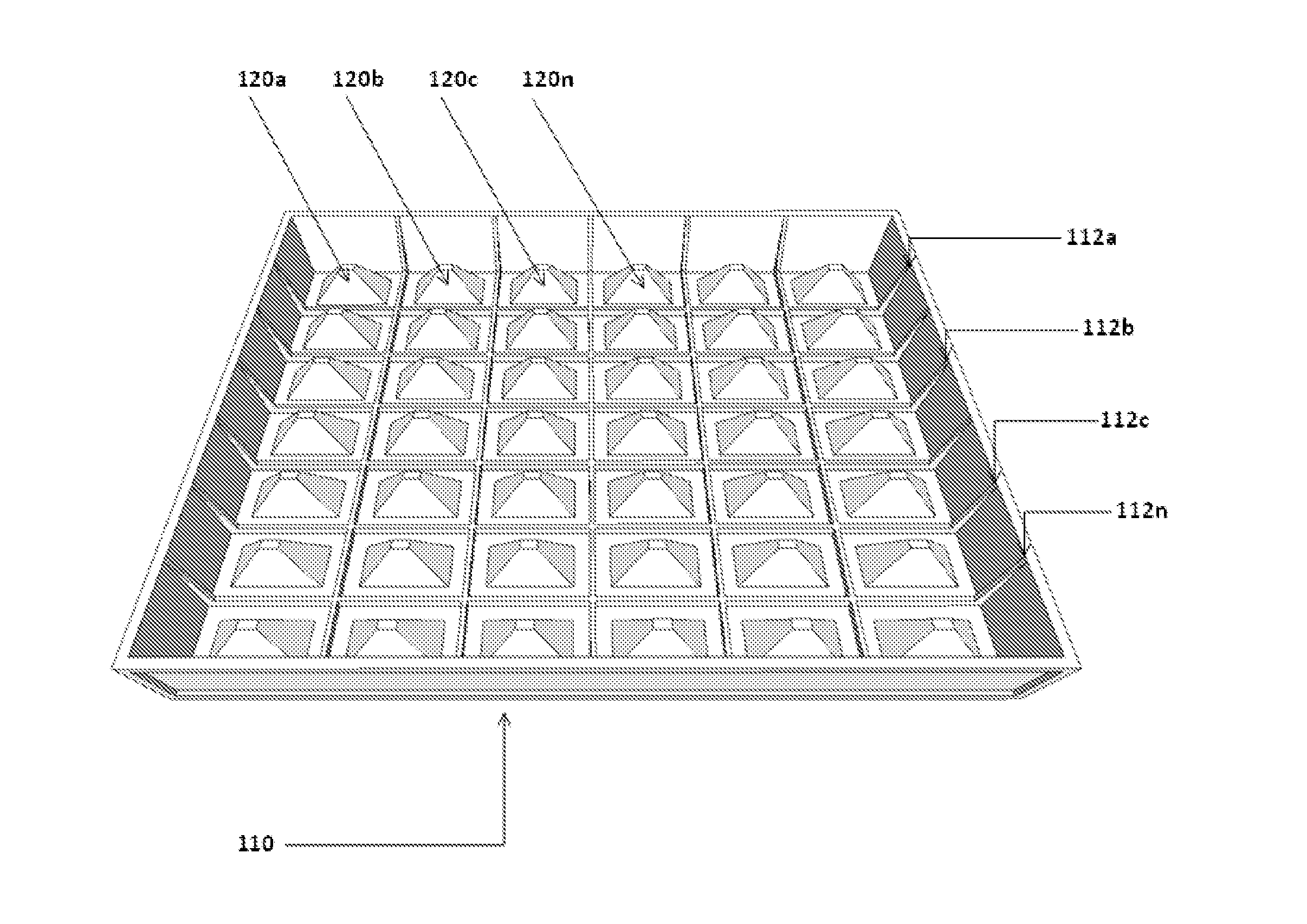 Food pans with thermal conveyance depressions