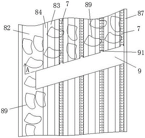 Heat-dissipation type bridge pavement cleaning device