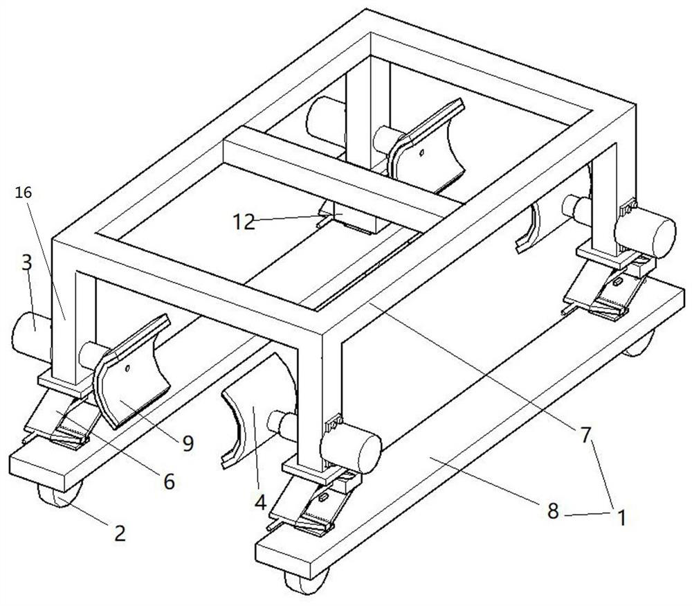 A mobile device for steel pipe welding of steel pipe tower