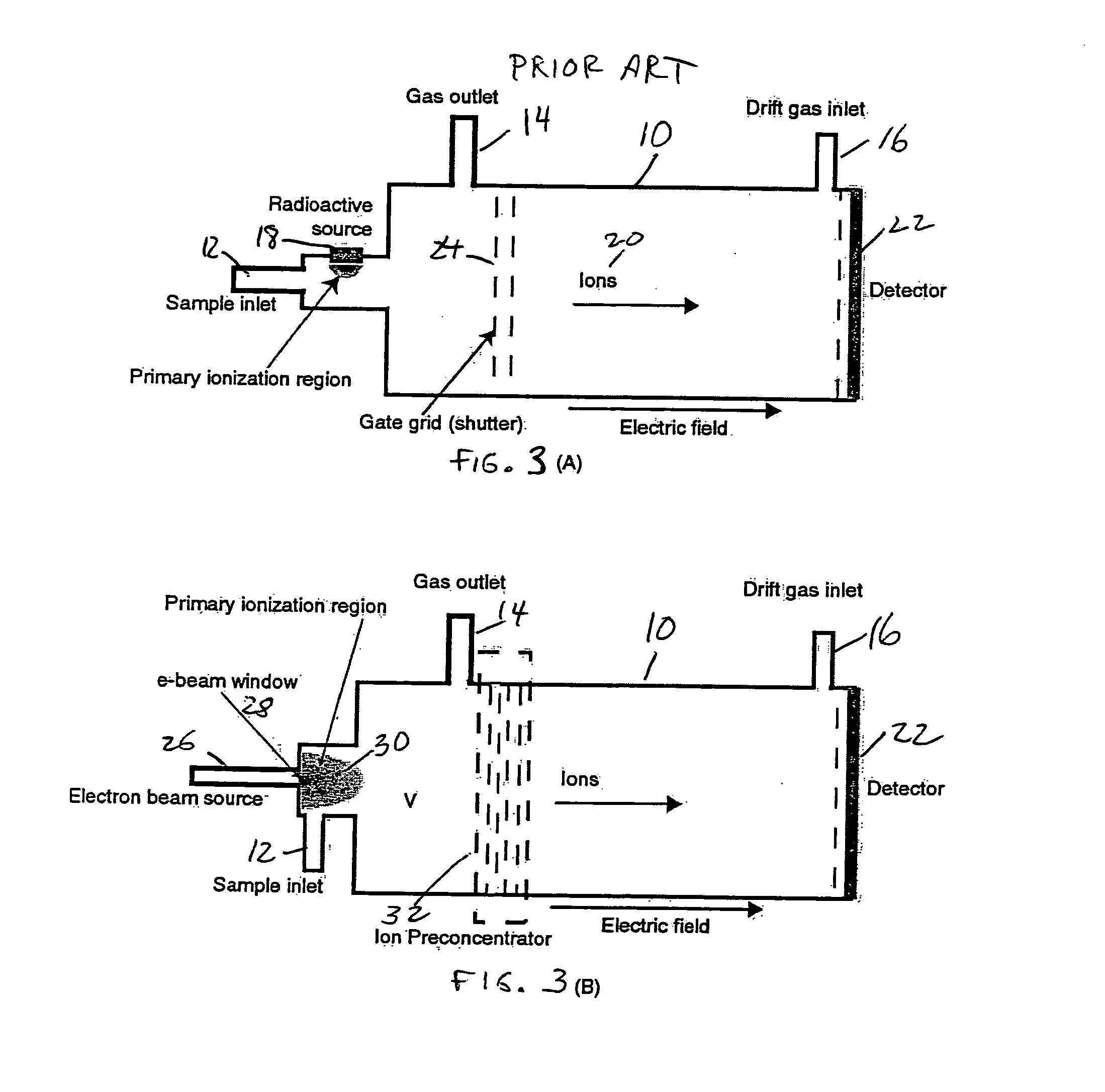 Plasma ion mobility spectrometer