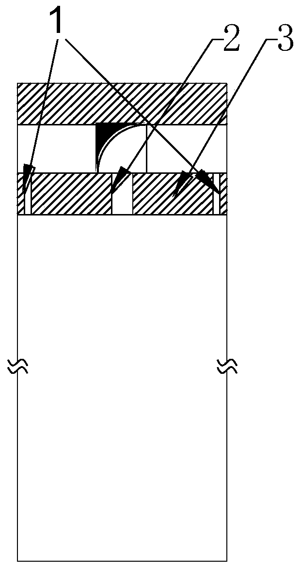 Method for waste rock cementing filling after up-caving open stoping