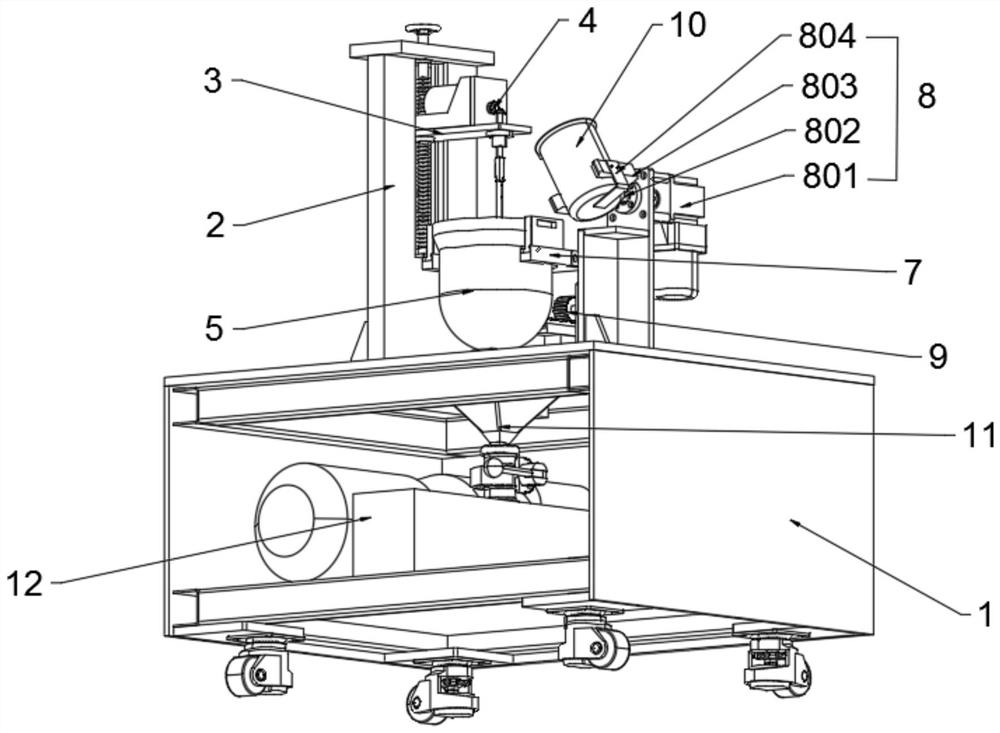 High-speed emulsifying device applied to polyurethane coating