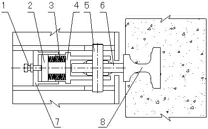 A method and connection structure for ensuring the normal operation of a flat fixed-wheel steel gate