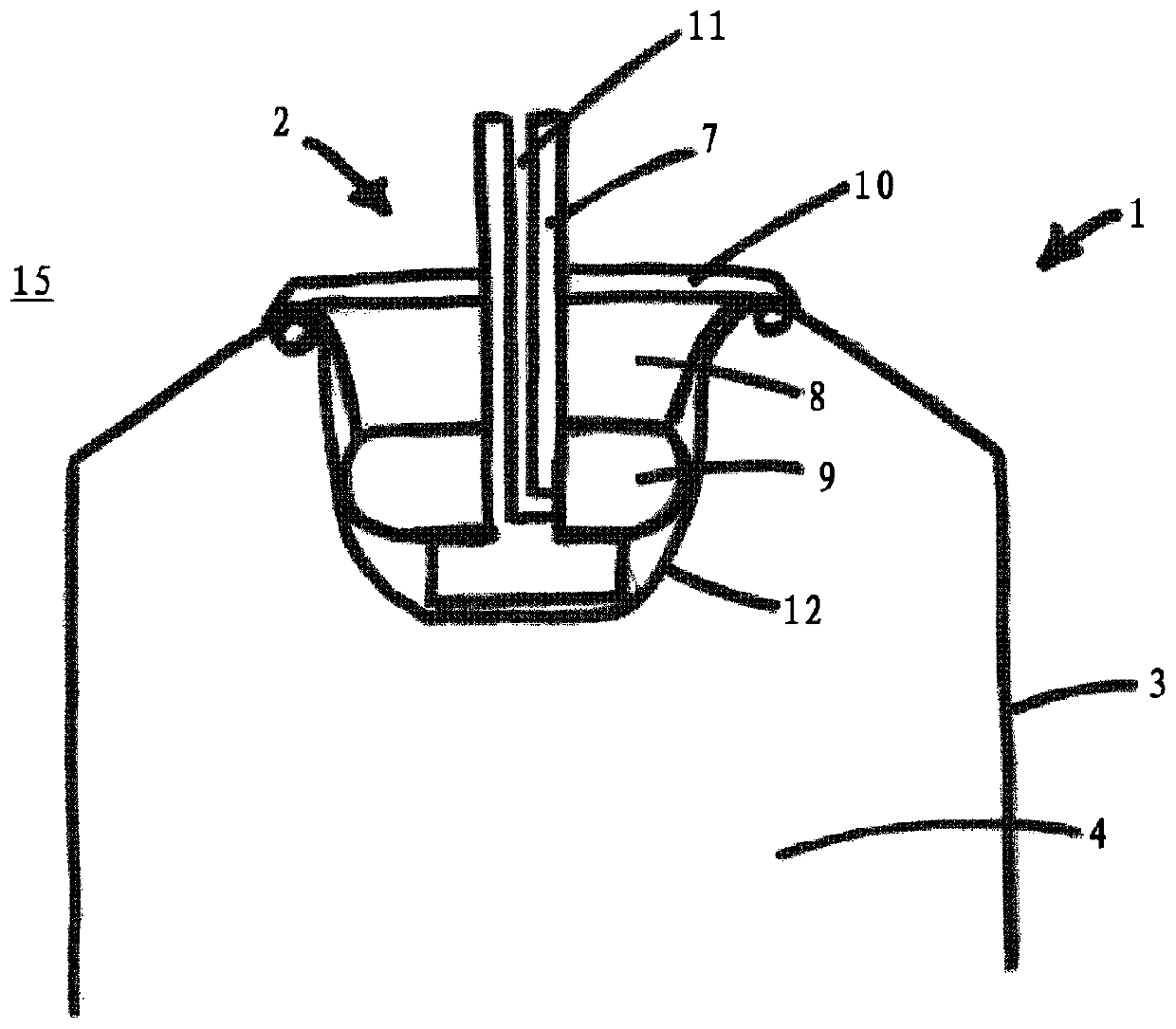 container for storing substances