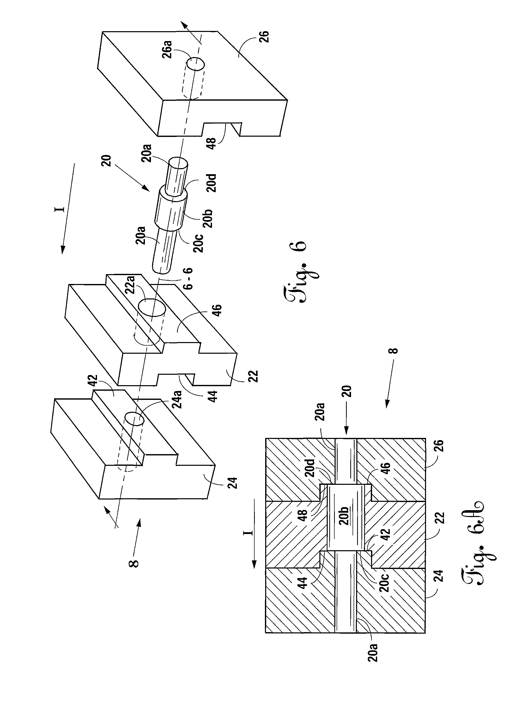 Multiple wafer cortical bone and cancellous bone allograft with cortical pins