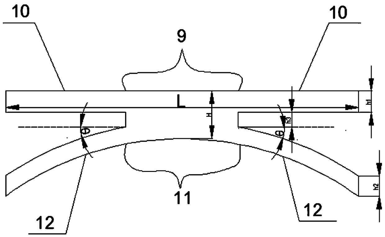 Underground excavation type column-free arched subway station structure and construction method thereof