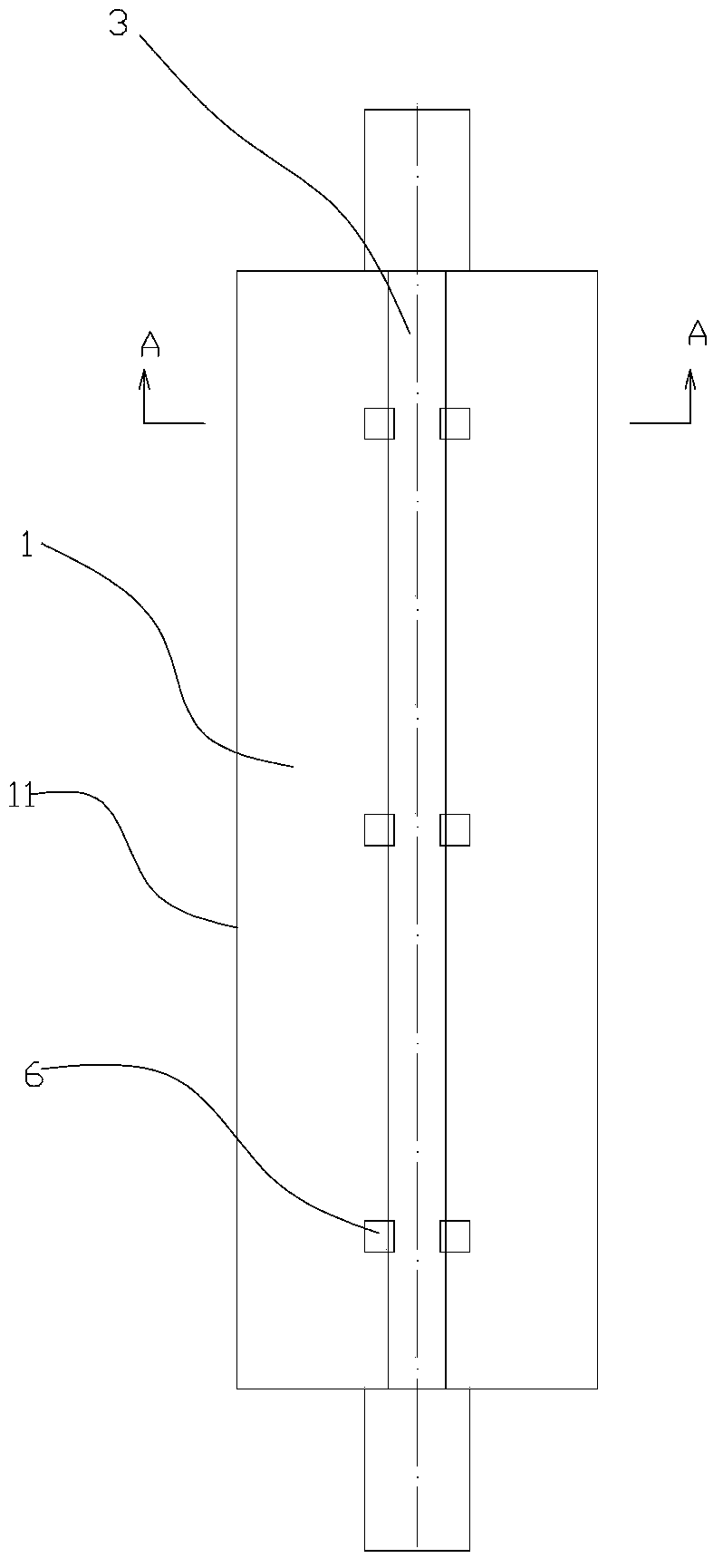 Film-rolling-roller film clamping device