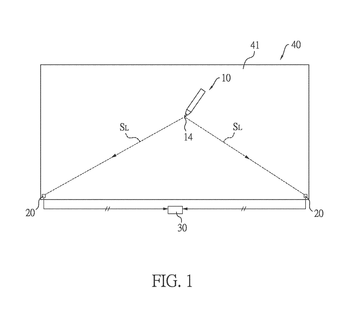 Transmitter pen positioning system