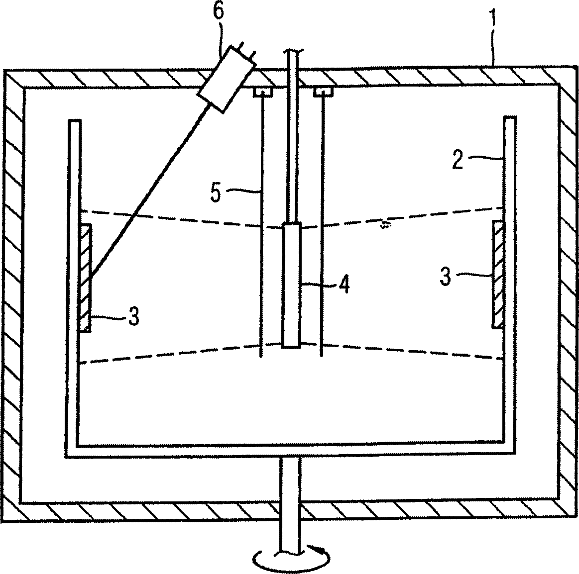 Contactless measurement methode and device of the surface temperature of aging sample