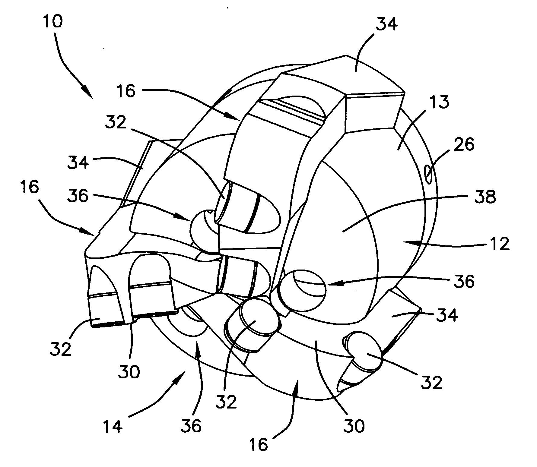 Bits for use in drilling with casing and method of making the same