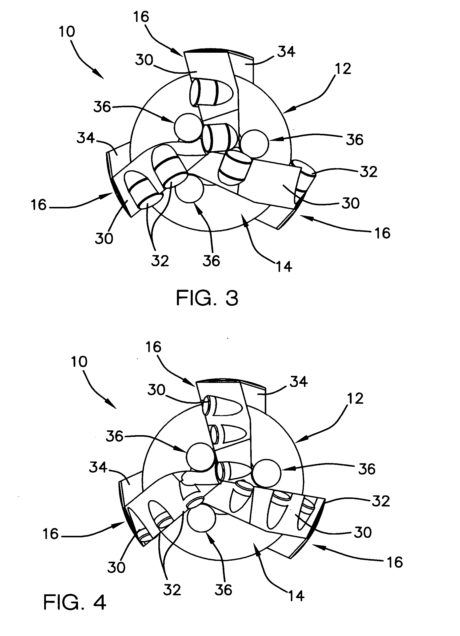 Bits for use in drilling with casing and method of making the same