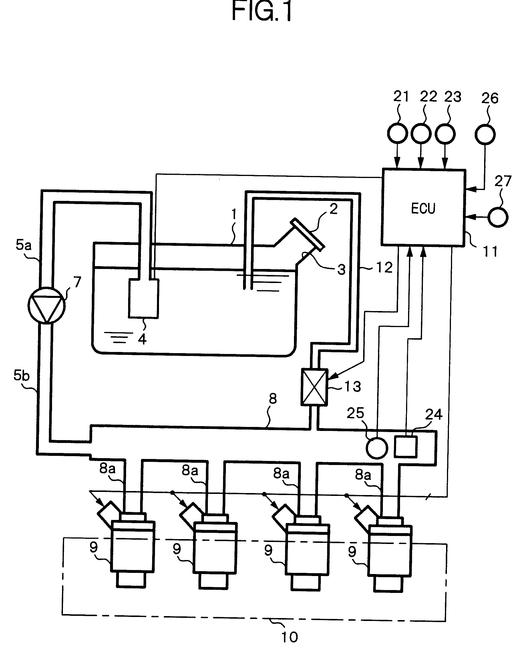 Fuel supply apparatus for engine and control method of same