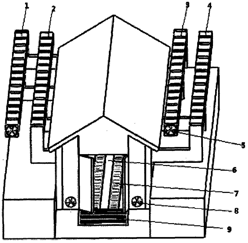 Decomposition device for treating rural domestic waste composting waste gas with biomass