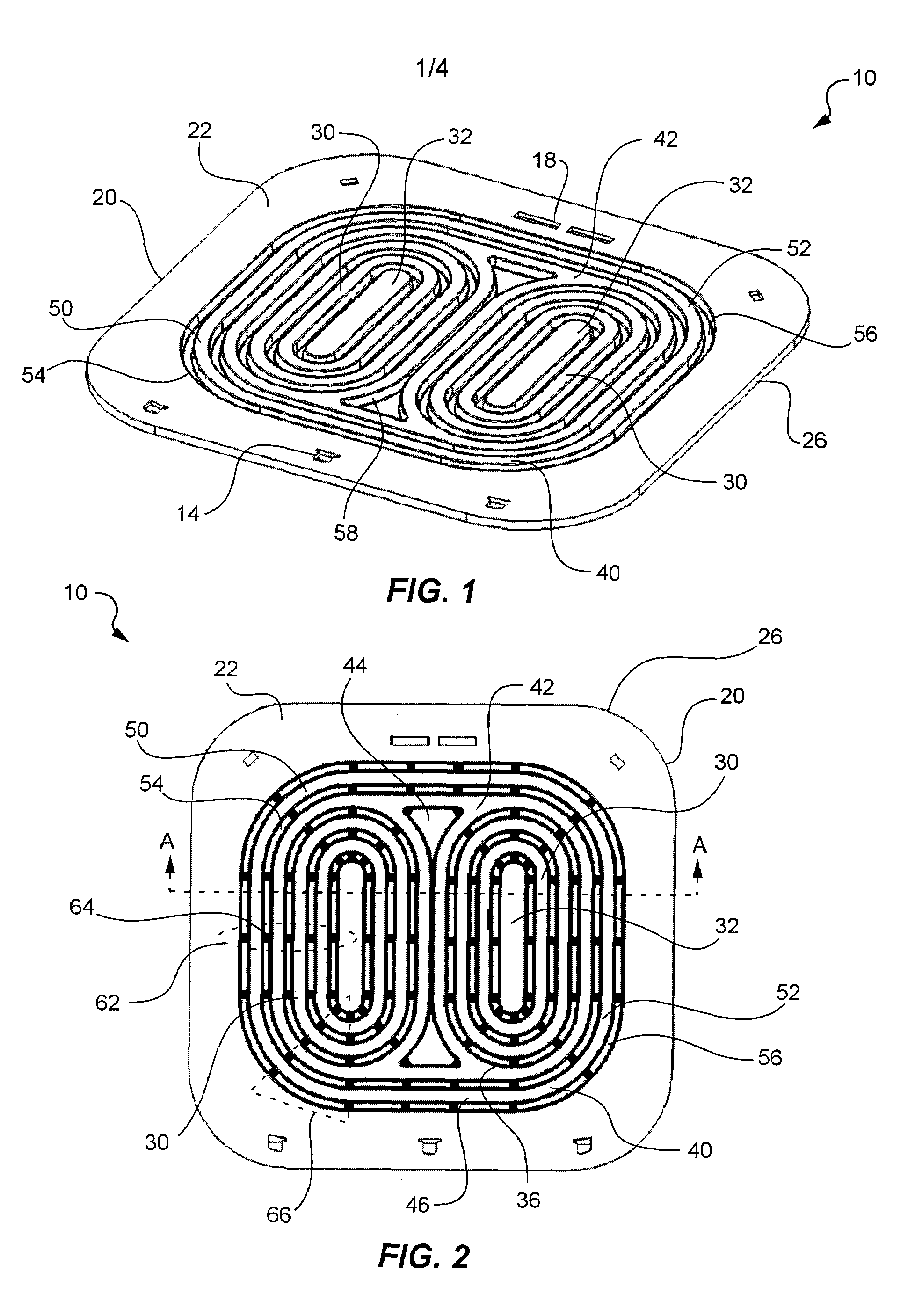 Flexible chair seat