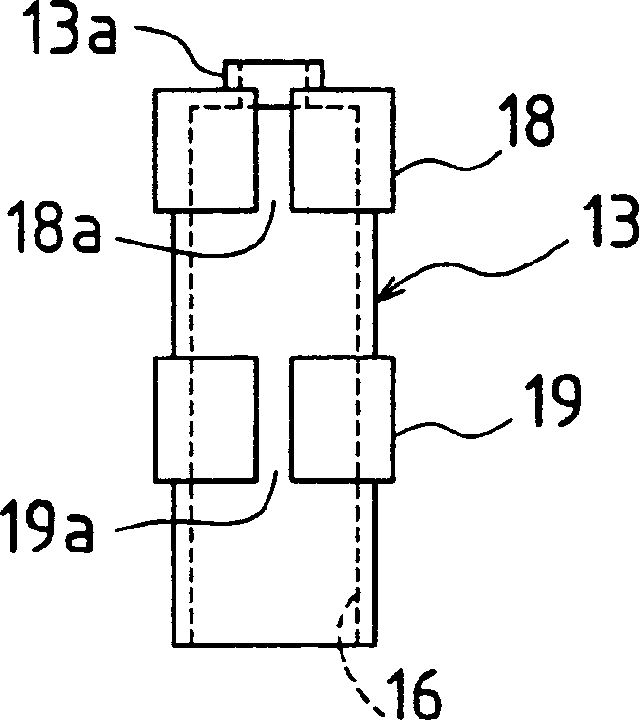 Chip pick-up device and producing method thereof and production apparatus of semiconductor