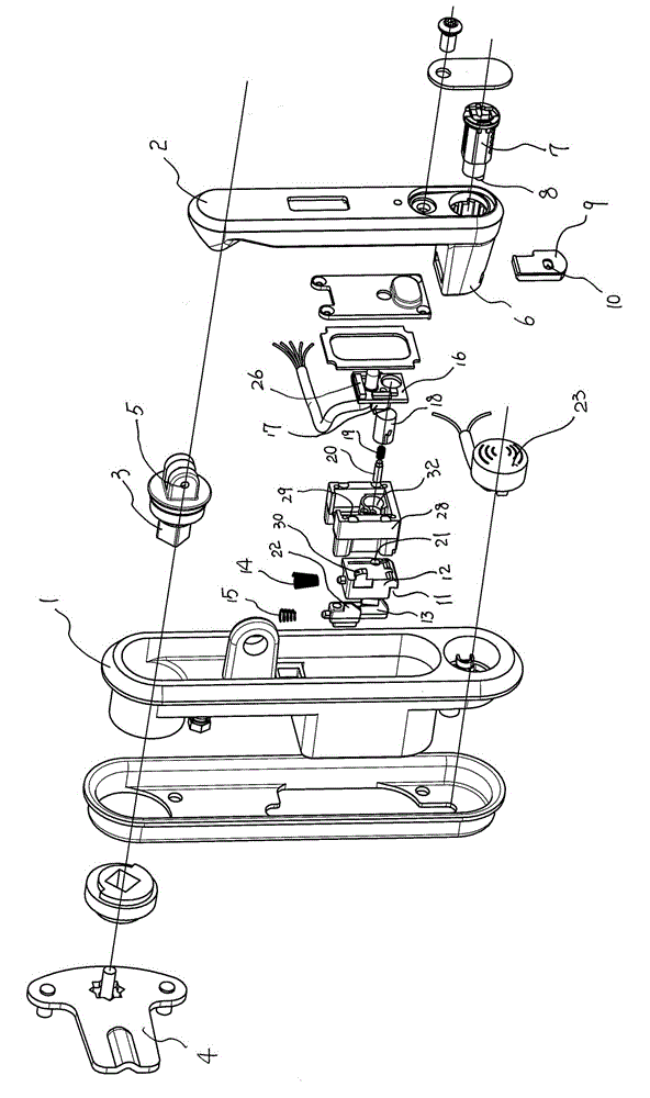 Mechanical-electronic hybrid controlled lock