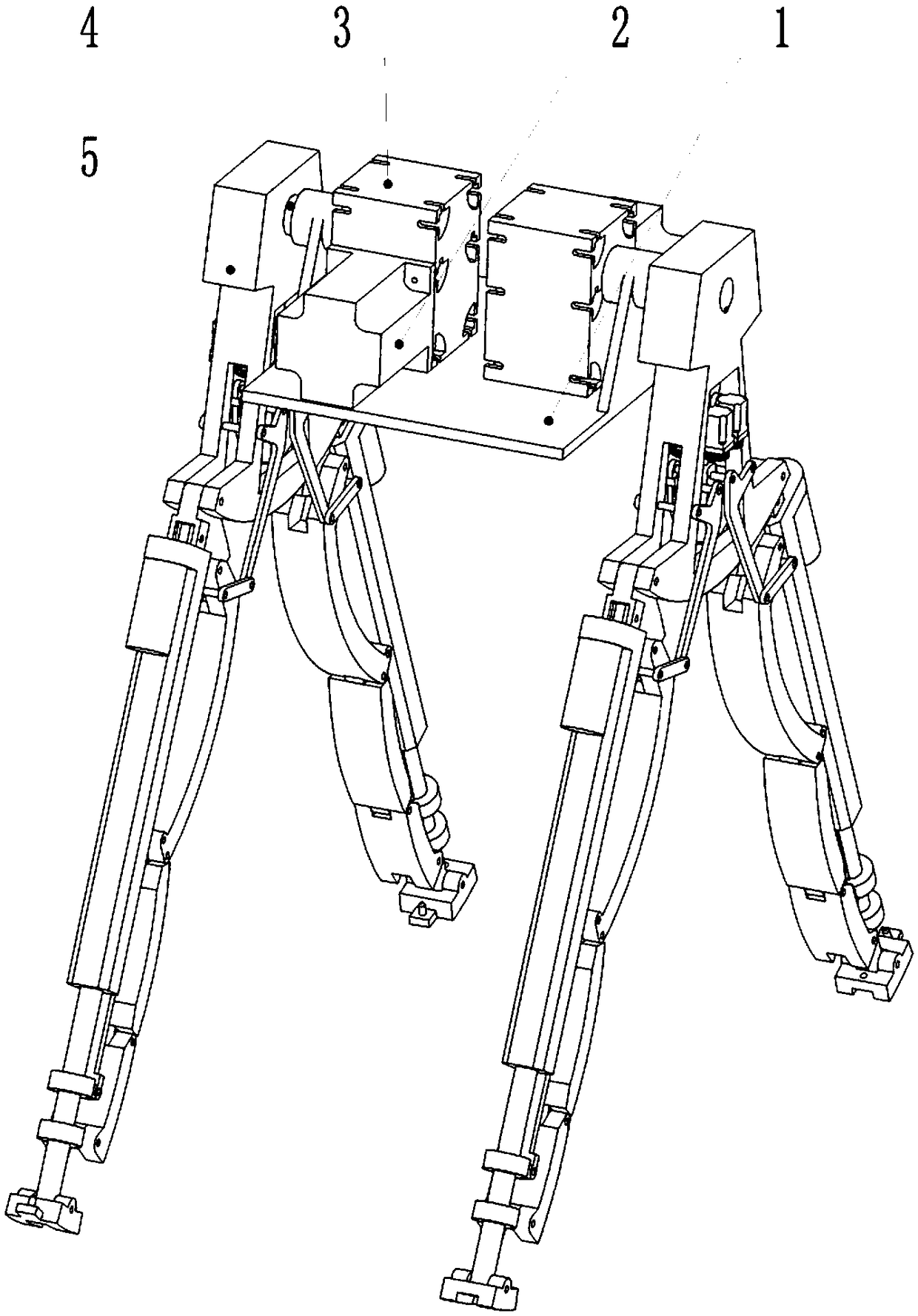 Two-wheeled quadruped robot