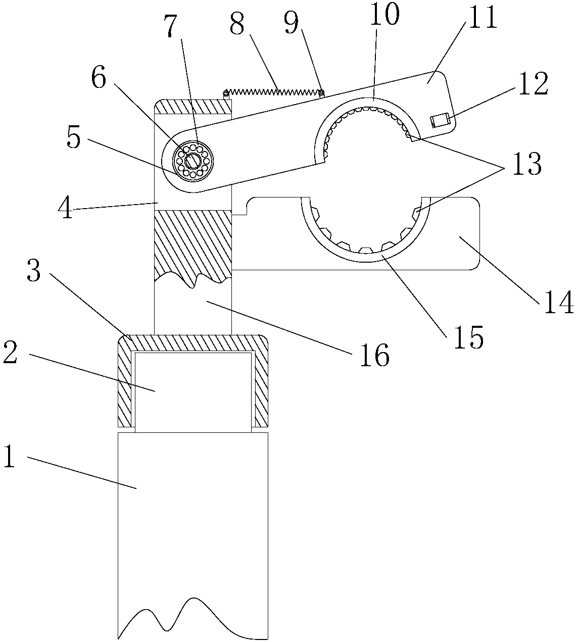 Deicing device for electric transmission lines in cold highland areas