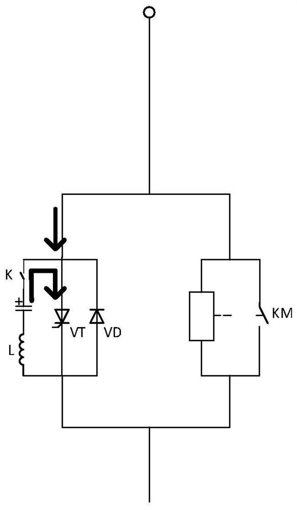 Three-phase imbalance phase-change switch