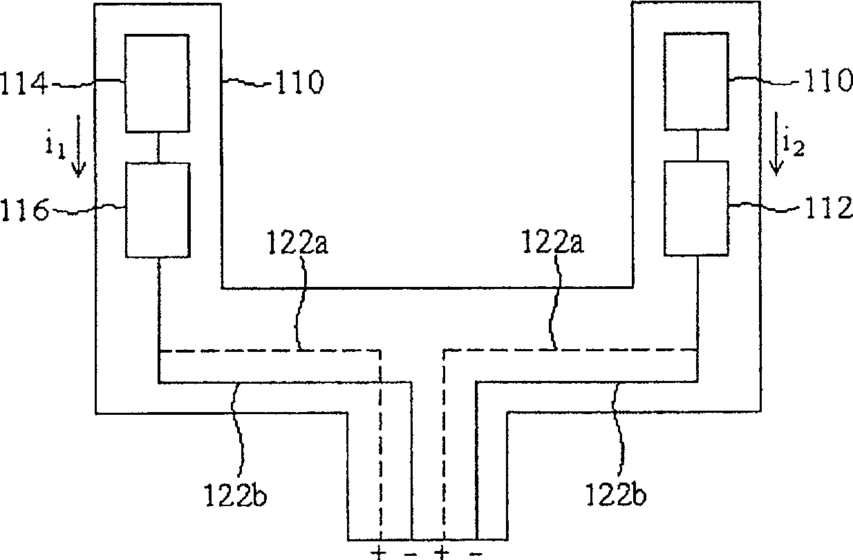 Light-emitting assembly circuit framework and liquid crystal display