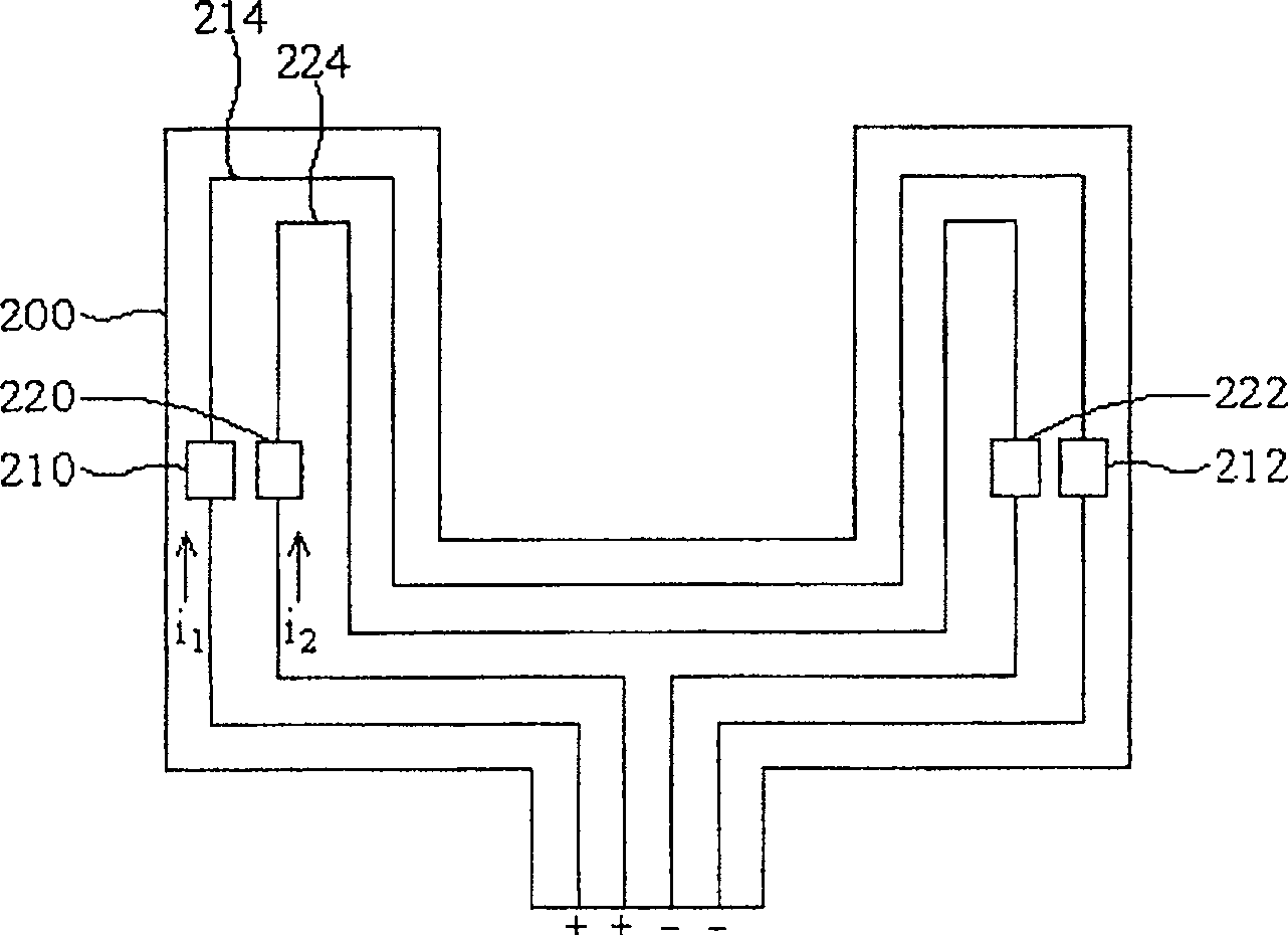 Light-emitting assembly circuit framework and liquid crystal display