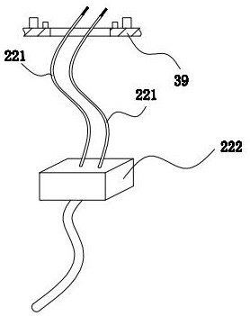 Automatic feeding and wire separating clamp for LED underwater lamp aluminum substrate wire welding