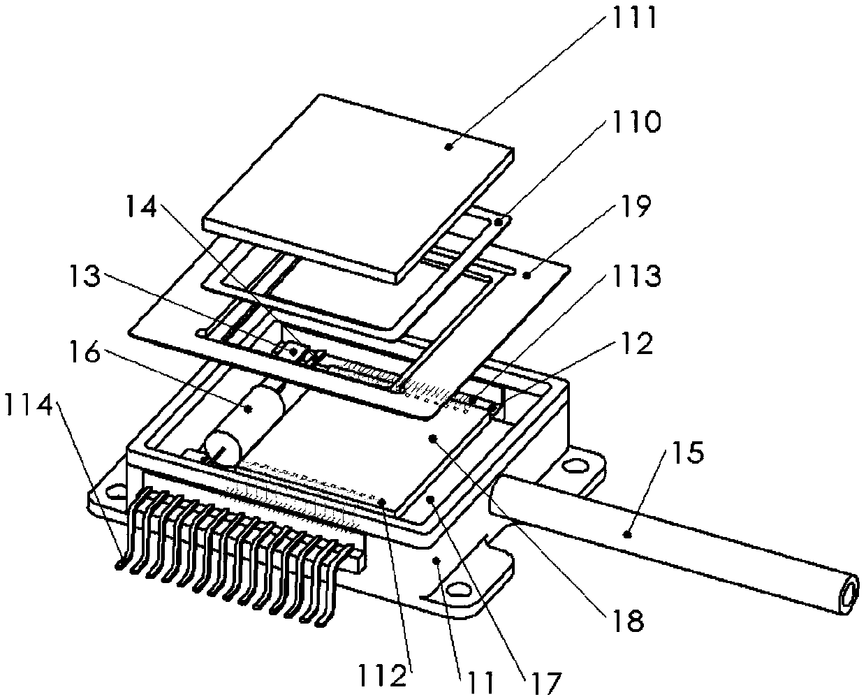 Vacuum packaging structure and packaging method thereof, device for vacuum packaging