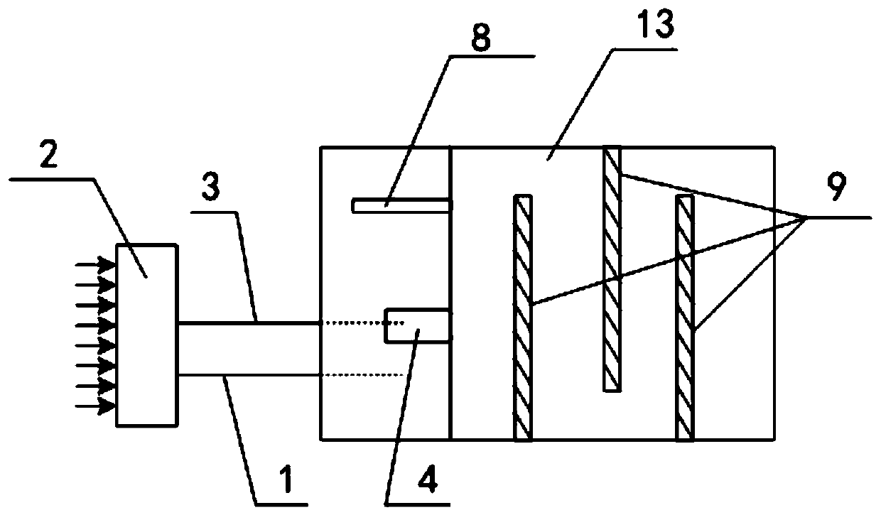 Solar photo-thermal seawater desalination integrated system and method