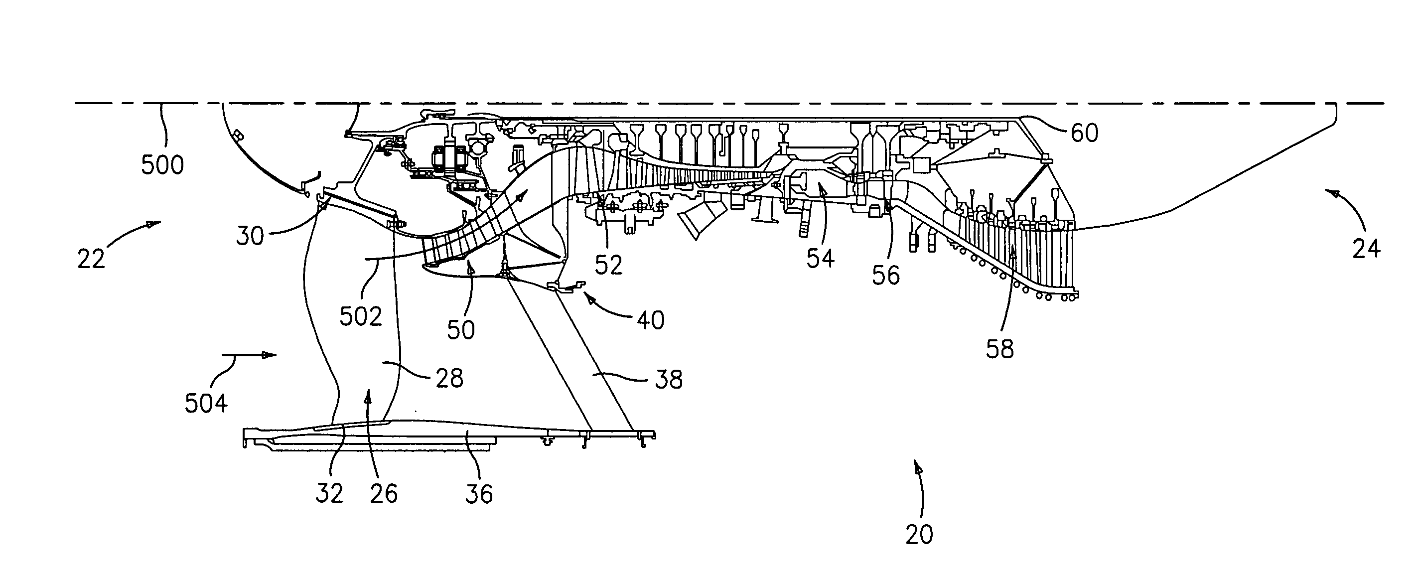 Turbine engine compressor