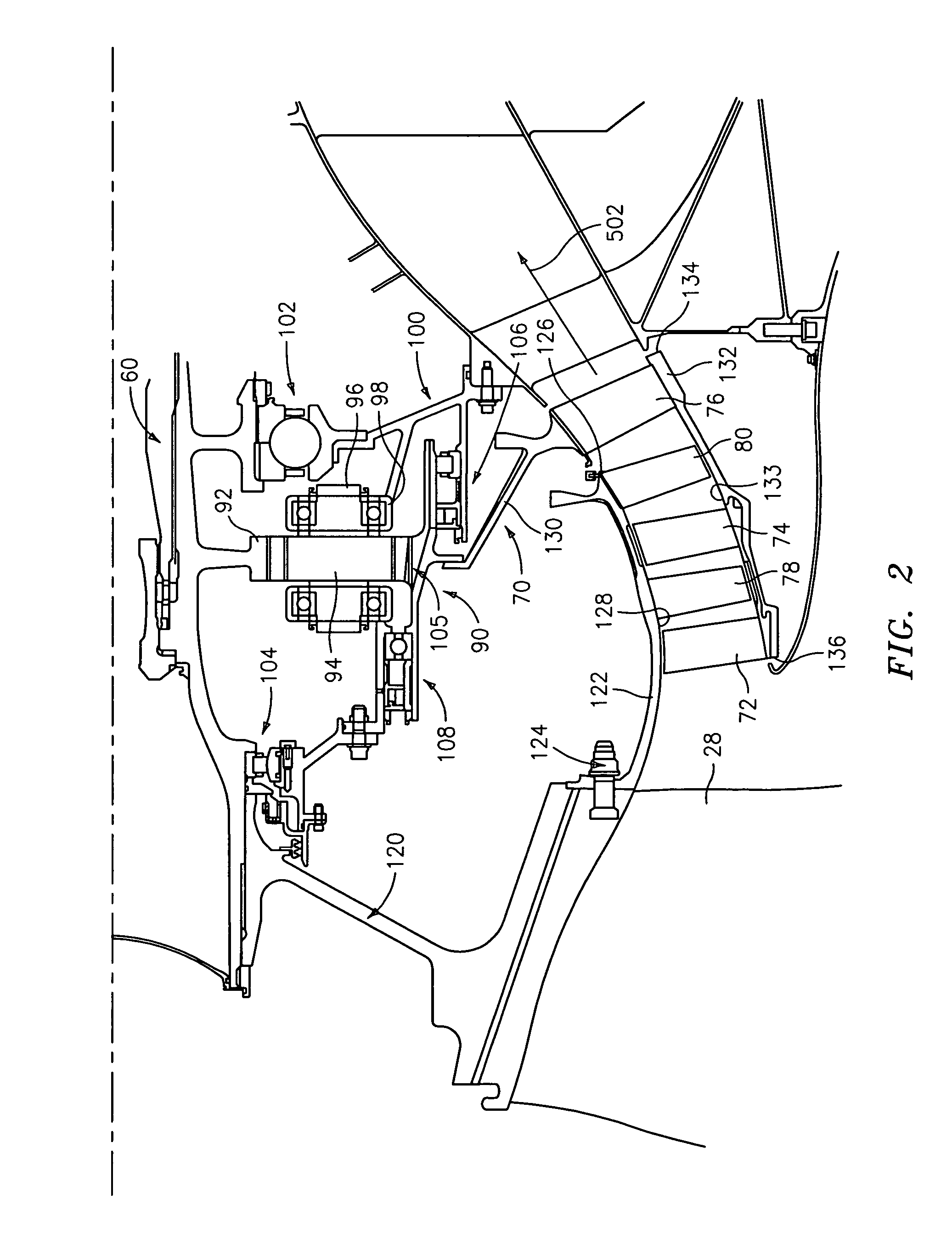 Turbine engine compressor