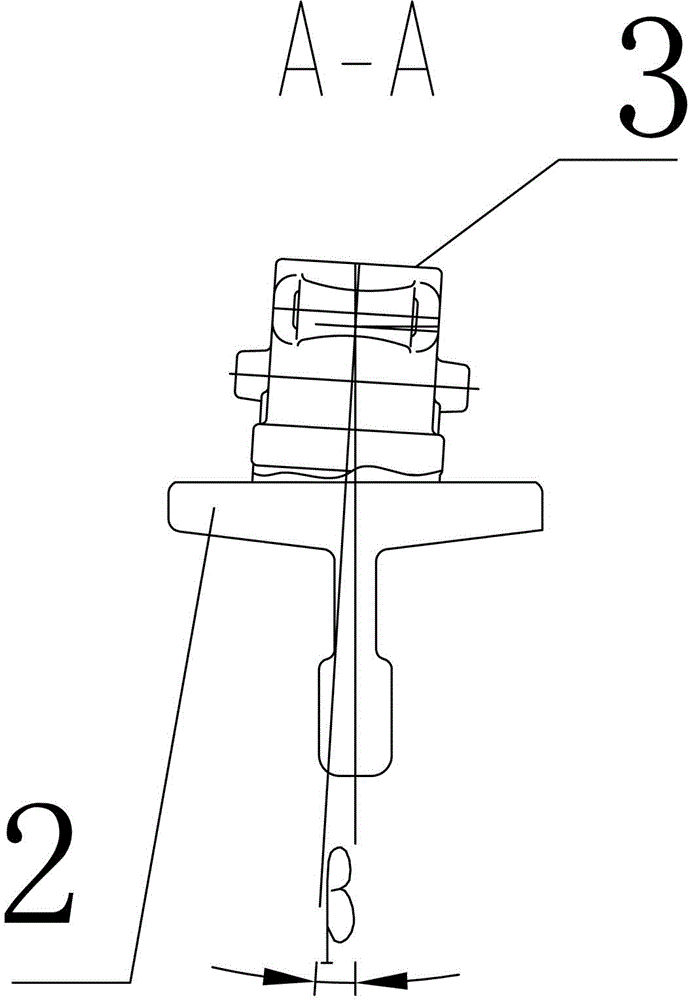 Special front shaft machining clamp capable of automatically aligning caster angle and inward camber