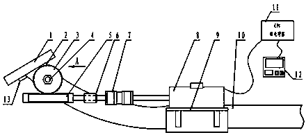 Automobile accelerator pedal device with adjustable pedal tread angle