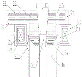 Equipment for producing aluminum alloy hollow casting ingot and method of equipment