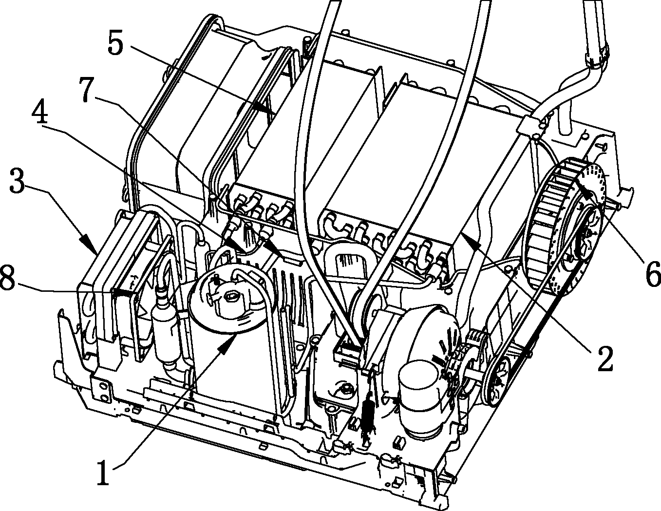 Heat pump clothes dryer control method and heat pump clothes dryer