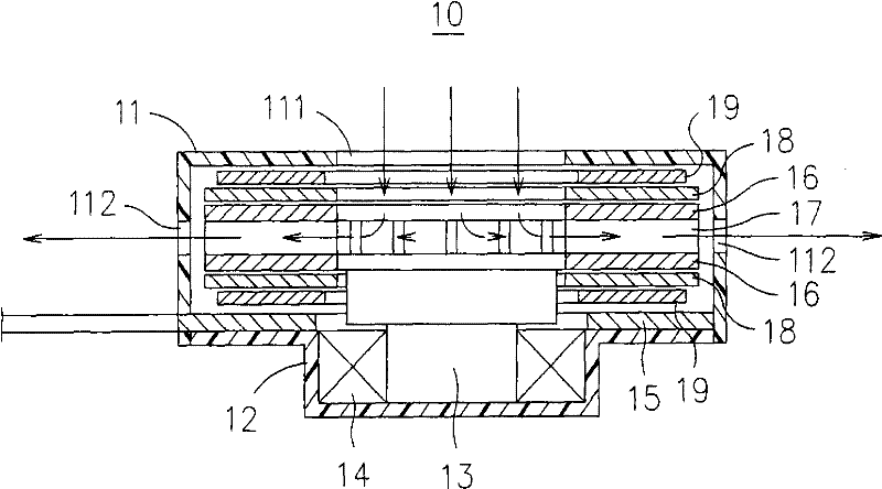 Micro radiator fan device