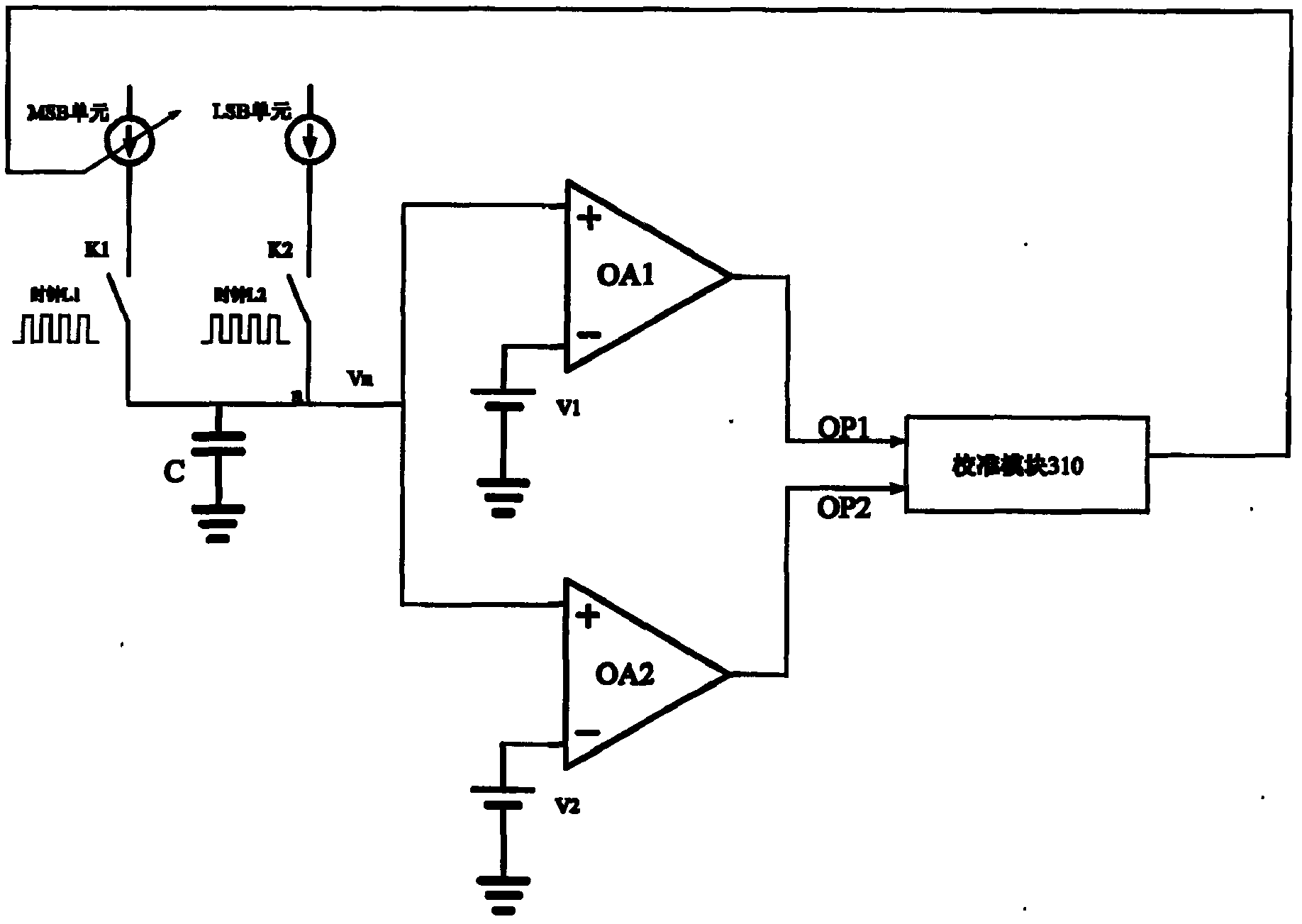 Current digital to analog conversion method and device