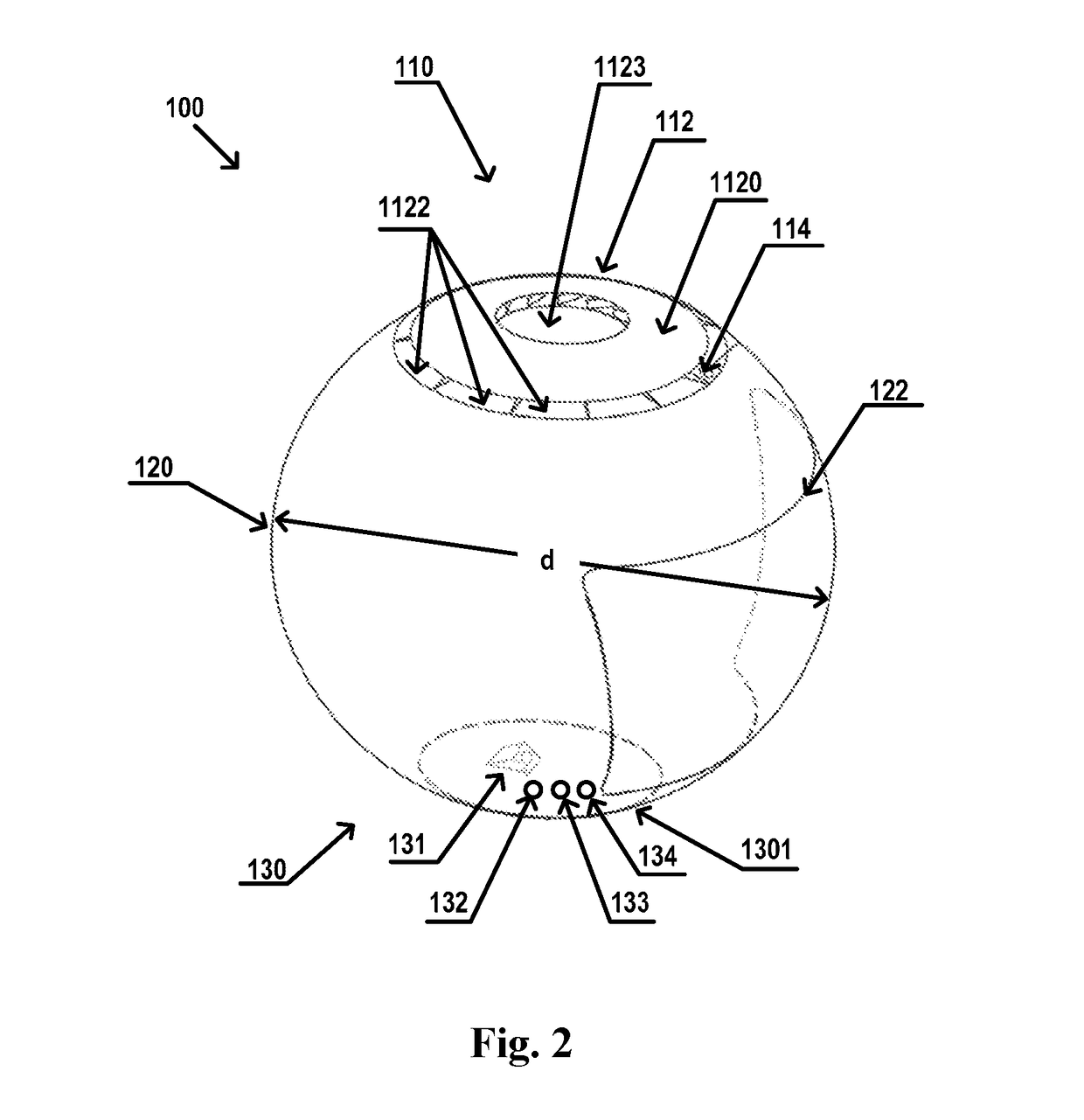 Flying robot provided with projector