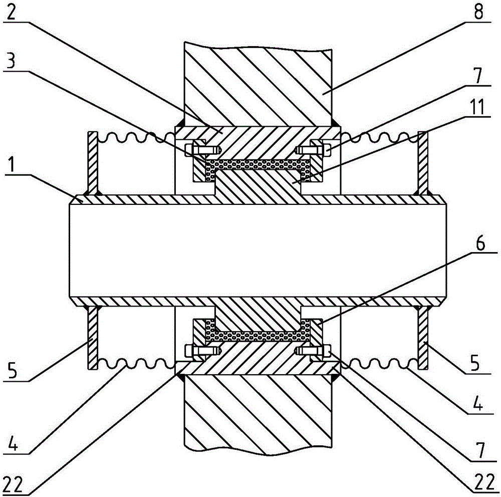 Pipeline penetration structure