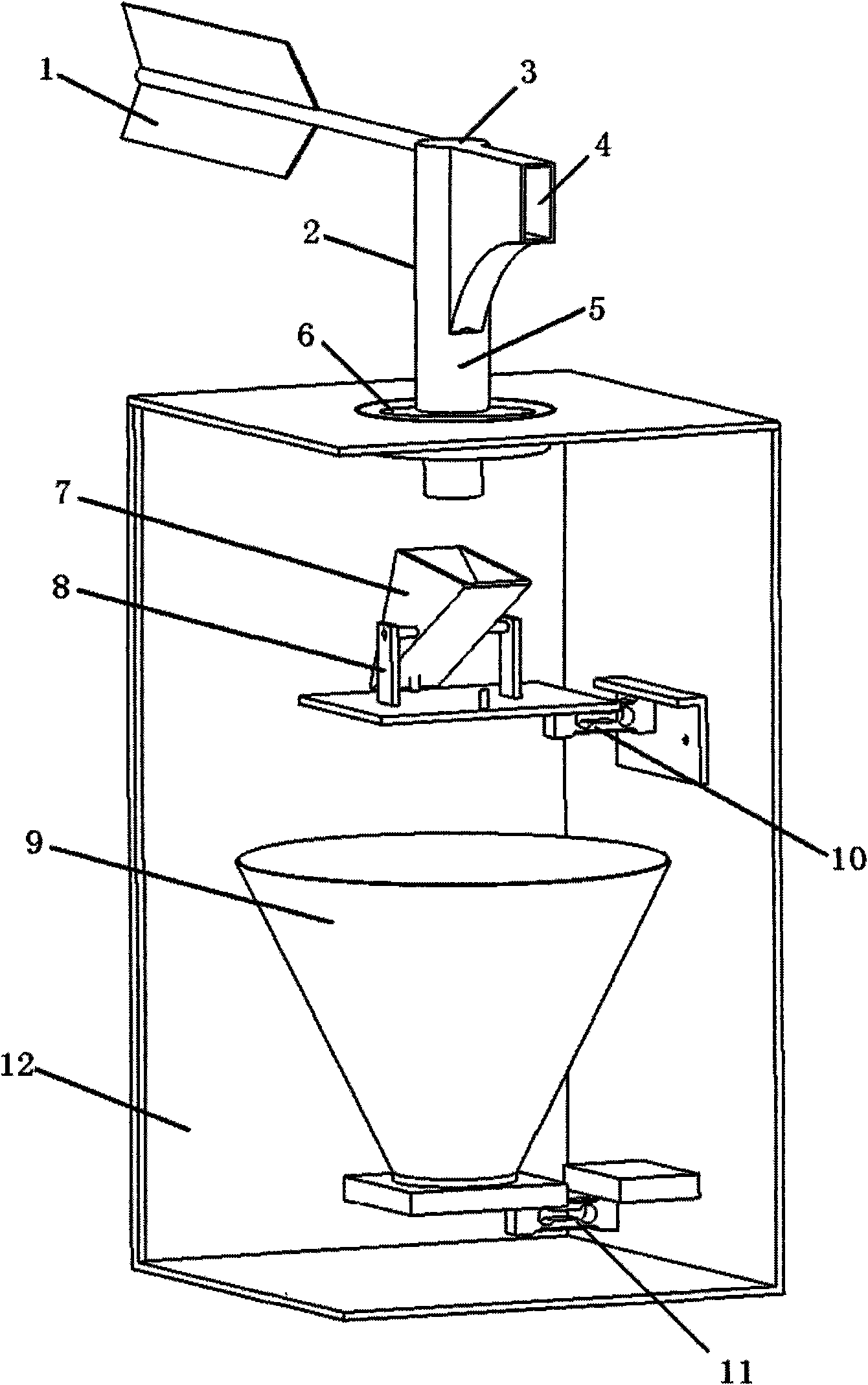 Fully automatic and high-precision dust and sand collector