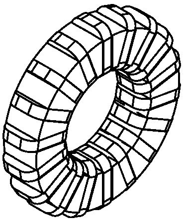 Variable-pole variable-phase dual-rotor axial magnetic flux annular winding synchronous motor