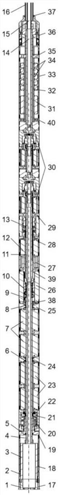 Drilling machine-free self-balancing rotary vibration coupling rock crushing drilling system