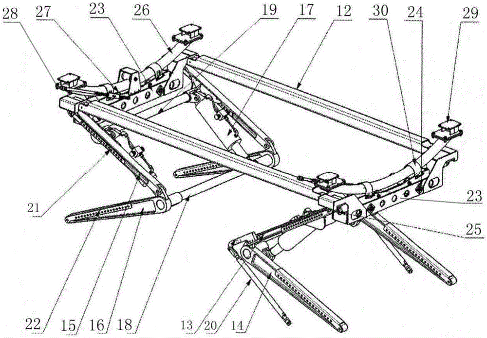 Fall-mounted type engine installing vehicle