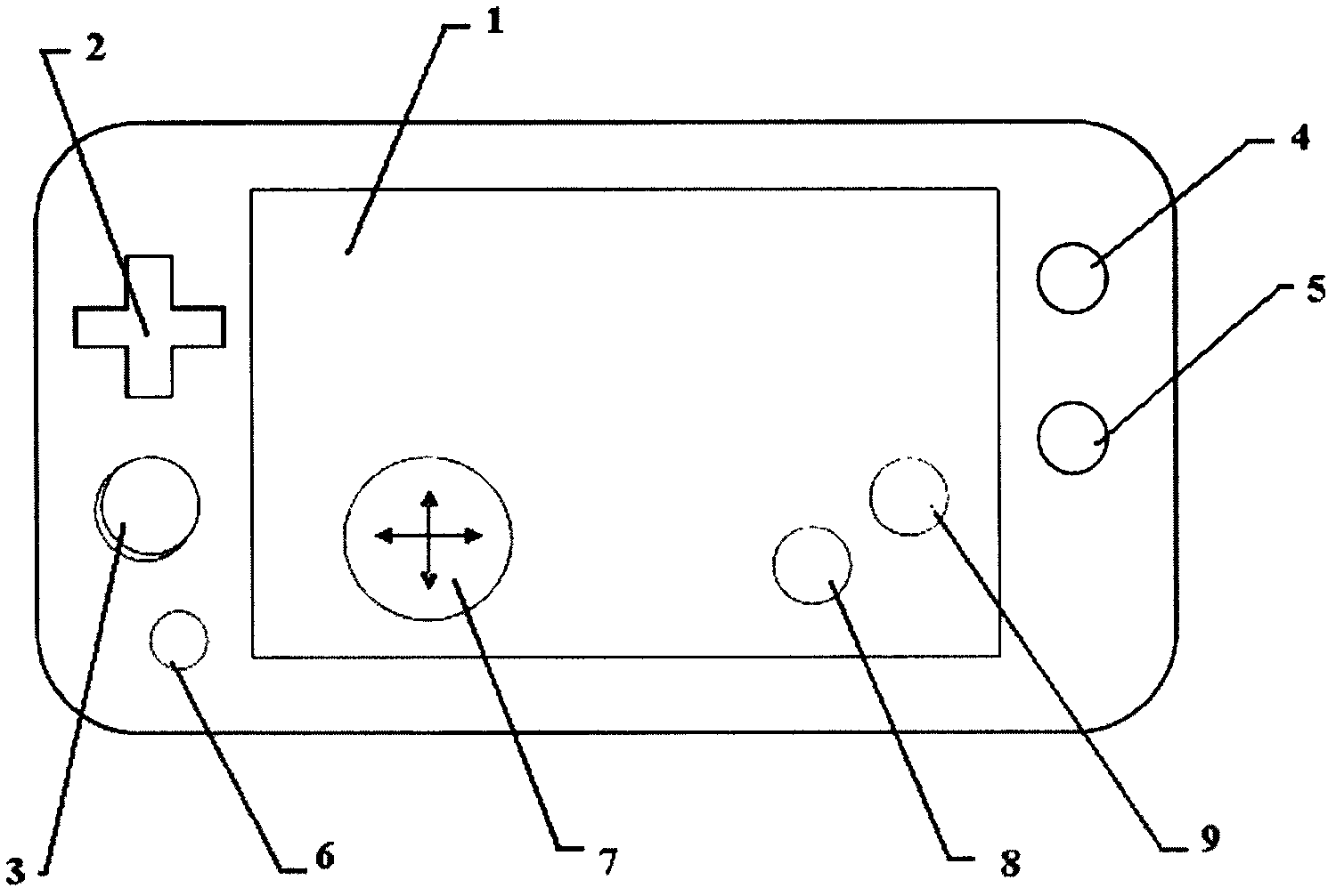 Materialized mapping method of touch screen virtual key and touch screen game mobile phone using same