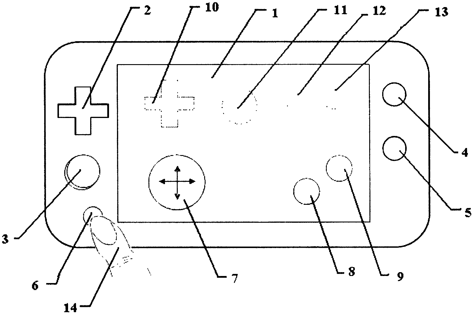 Materialized mapping method of touch screen virtual key and touch screen game mobile phone using same