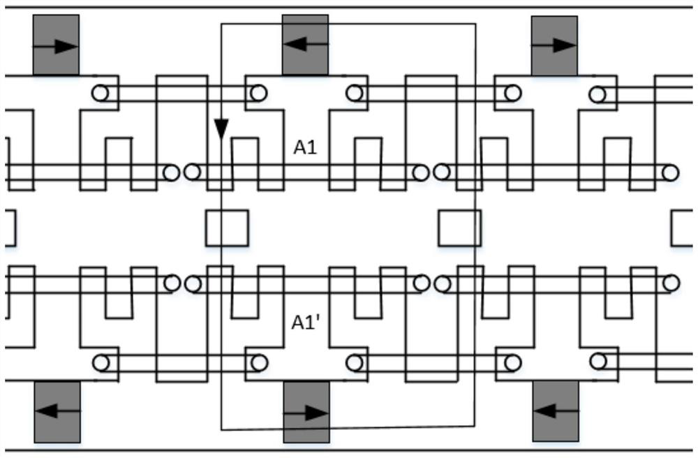 Double-stator hybrid excitation type axial magnetic field flux switching motor