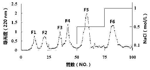 Tuna ground meat polypeptide angiogenesis inhibiting factor as well as preparation method and application thereof