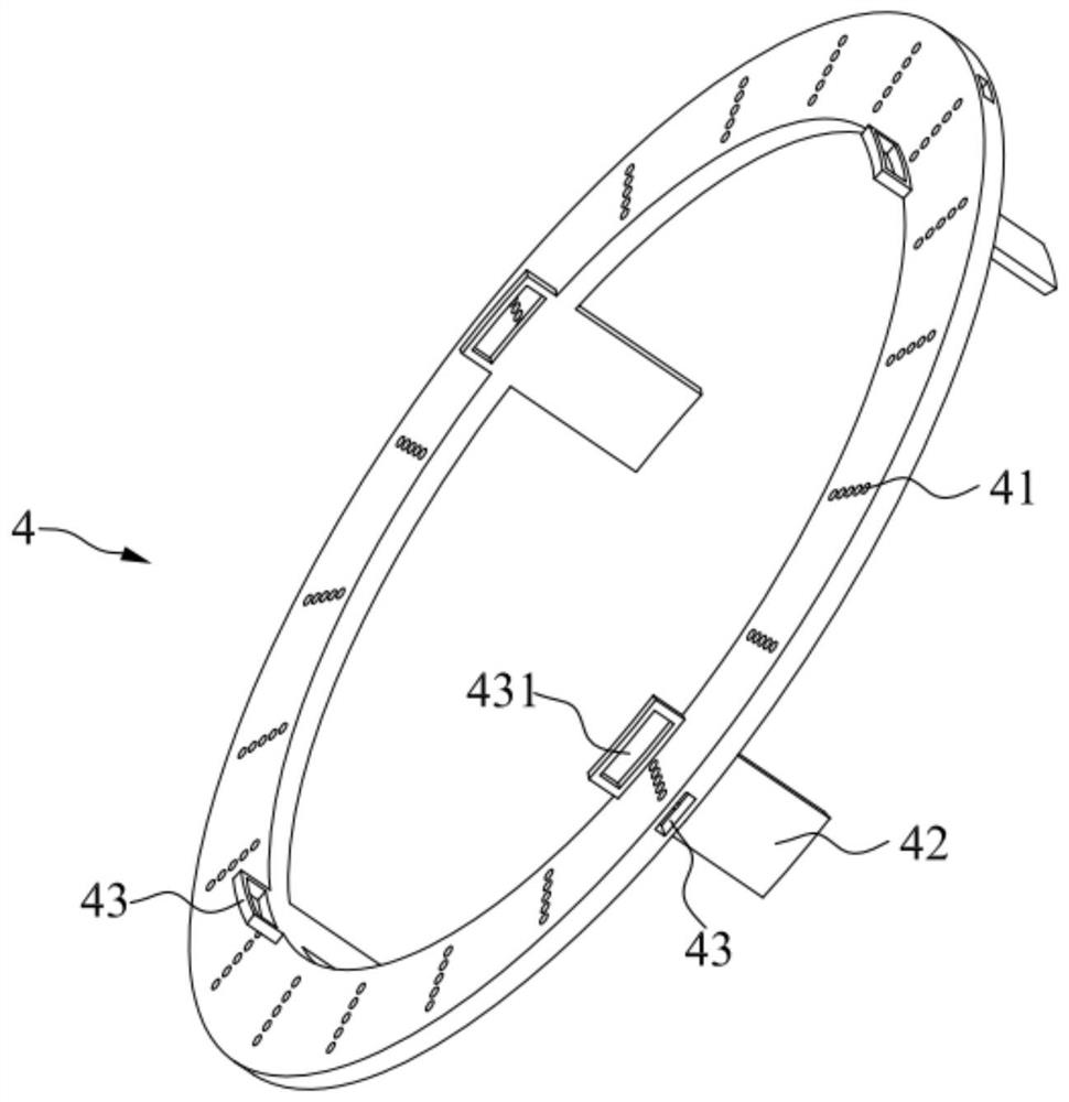 Bottom structure of washing machine and washing machine